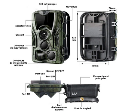 Caméras de Chasse Haute Résolution HC-801 : Choisissez votre modèle idéal